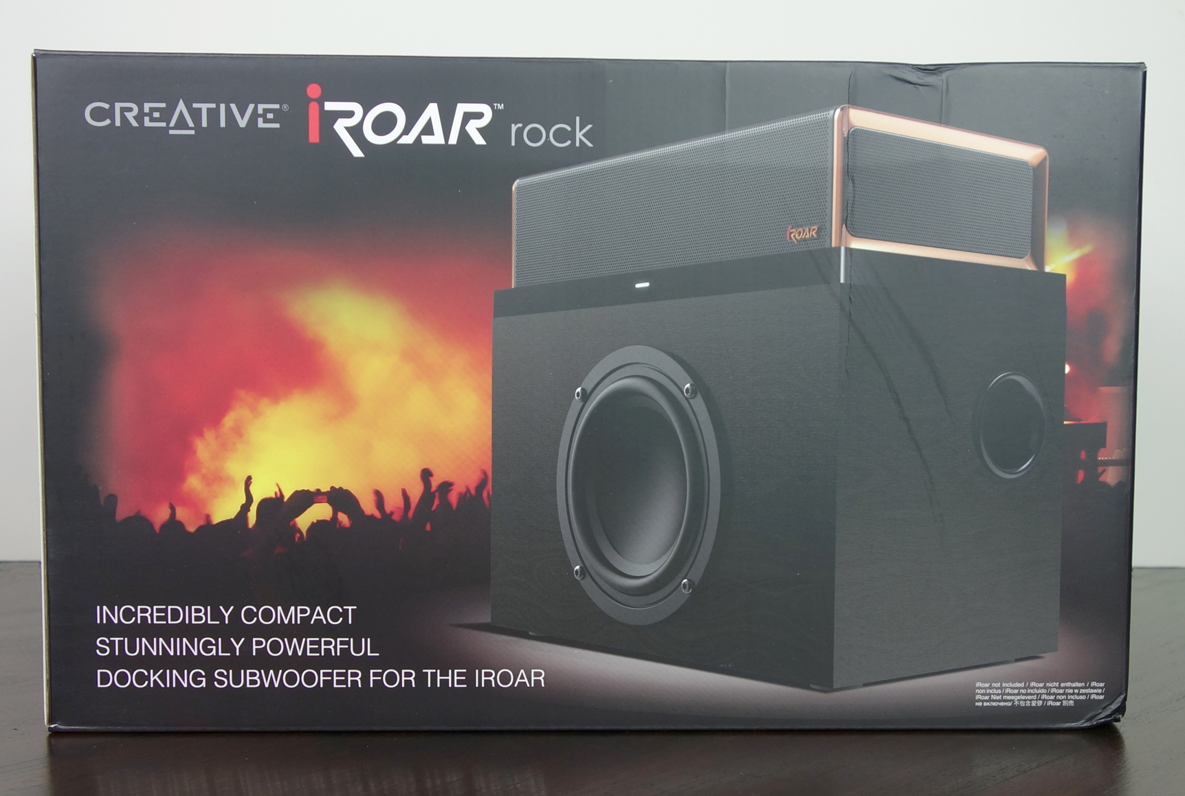 Creative iRoar Rock Docking Subwoofer box