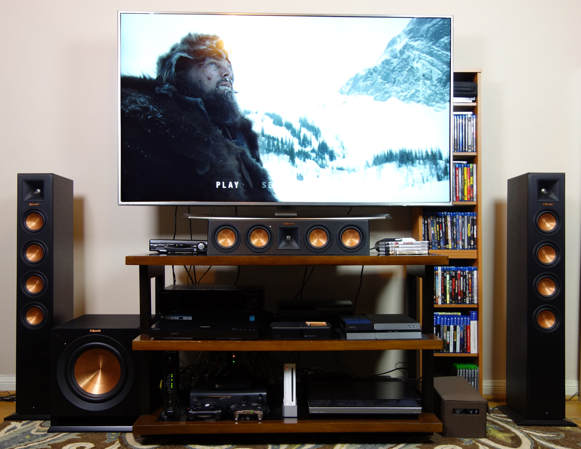 Klipsch Reference Premiere HD Wireless The Revenant UHD Blu-ray LG 65UH7700 PS4