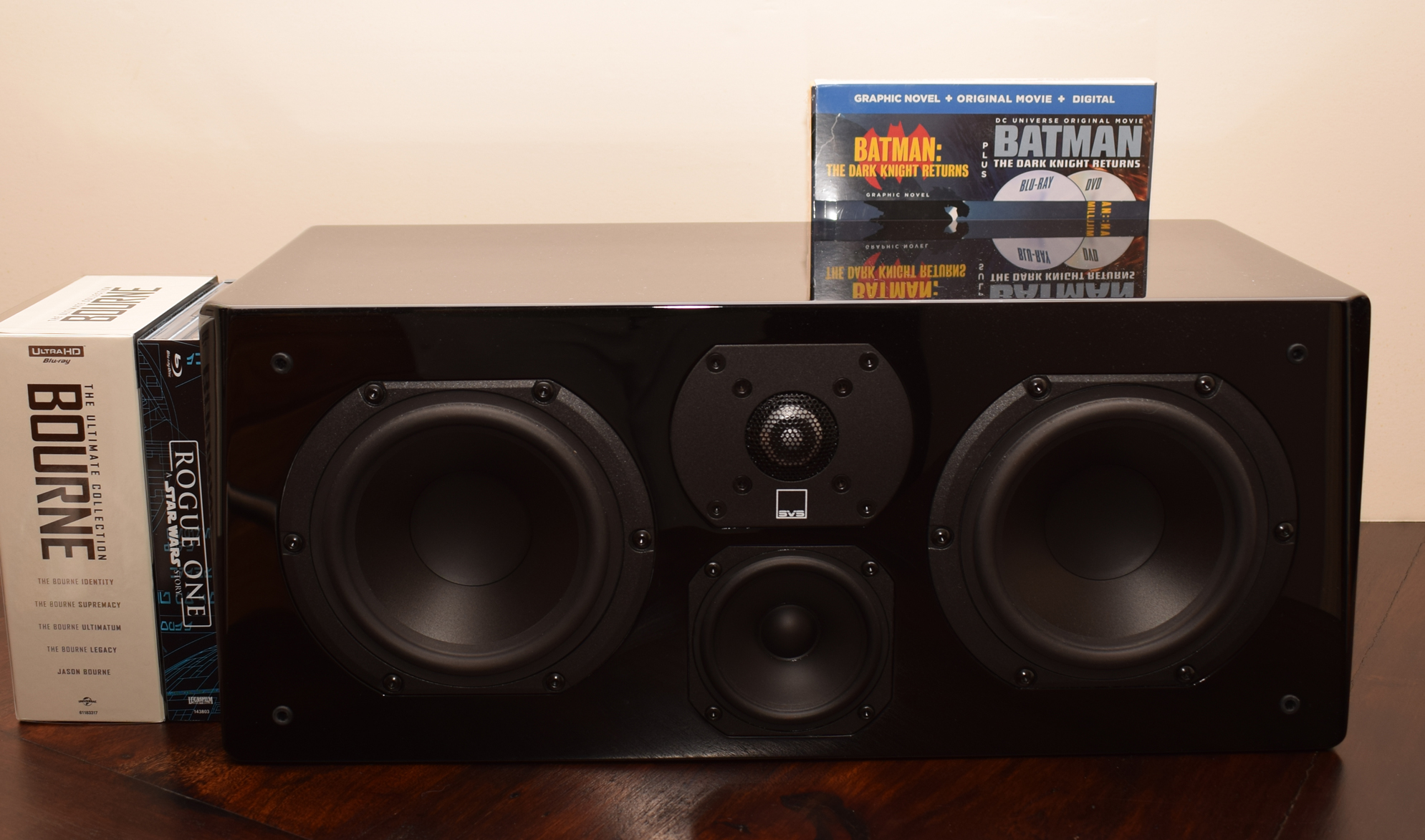 SVS Prime Center Speaker Review - Without Screen - Rogue One, Bourne, Dark Knight Returns Collection