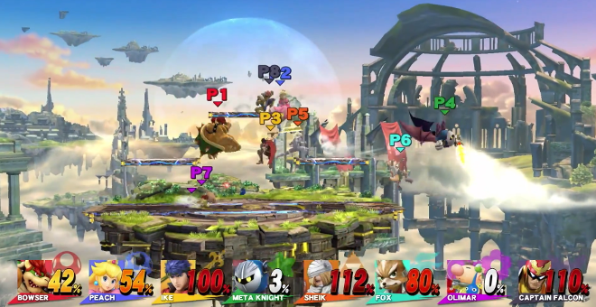 Super Smash Bros for Wii U Nintendo Direct Details Release Date 8-Player Smash