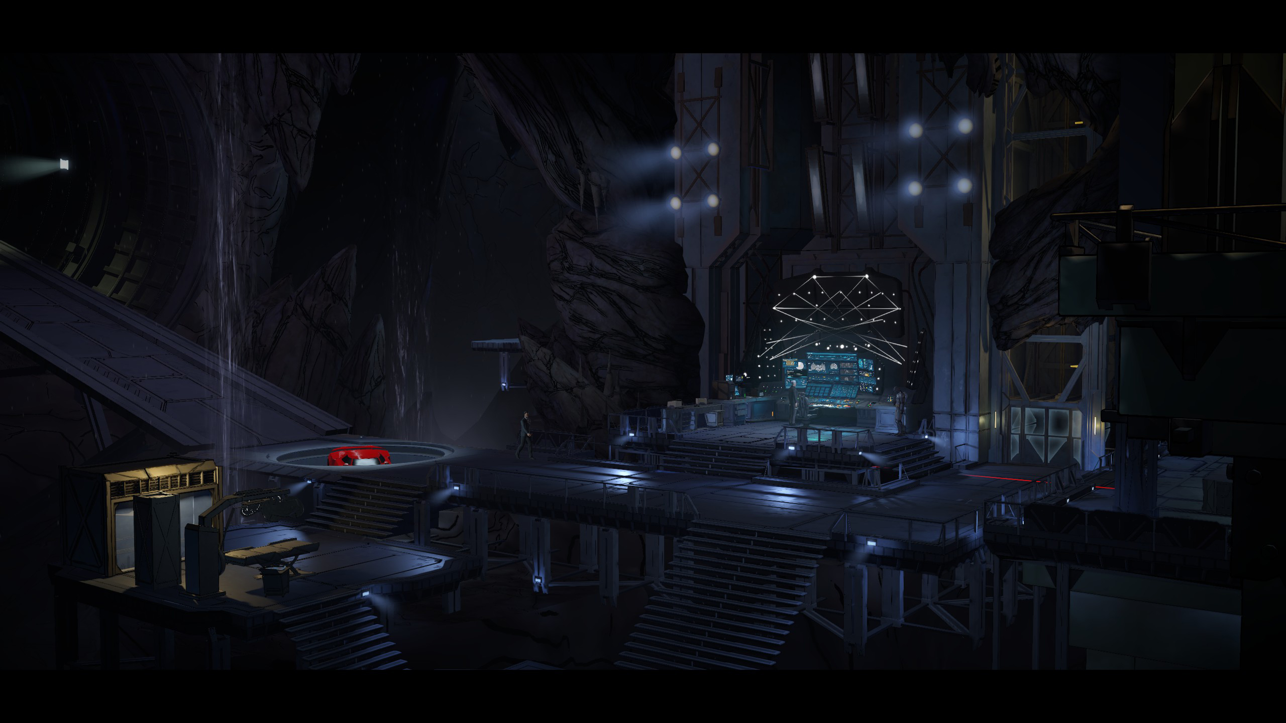 Batman - The Telltale Series - Children of Arkham PC screen Batcave