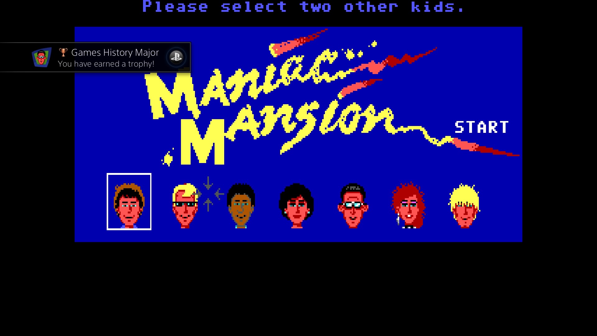 Day of the Tentacle Remastered - Maniac Mansion select party