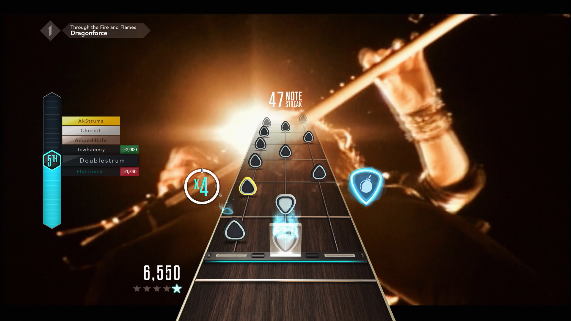 Dragonforce 'Through the Fire & Flames' 'Guitar Hero Live'