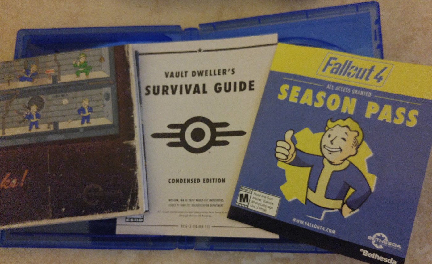 Fallout 4 PS4 poster season pass guide