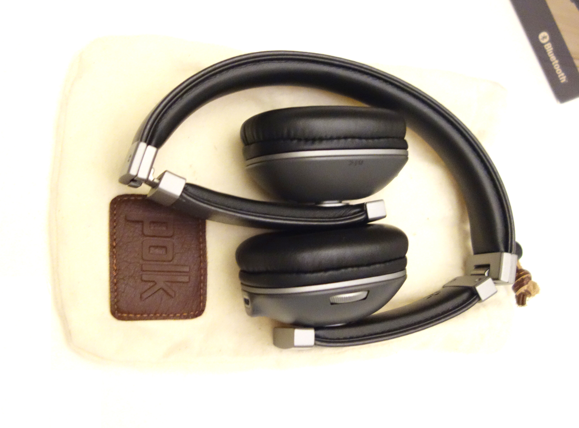 Polk Hinge Wireless Black Headset Review Folded