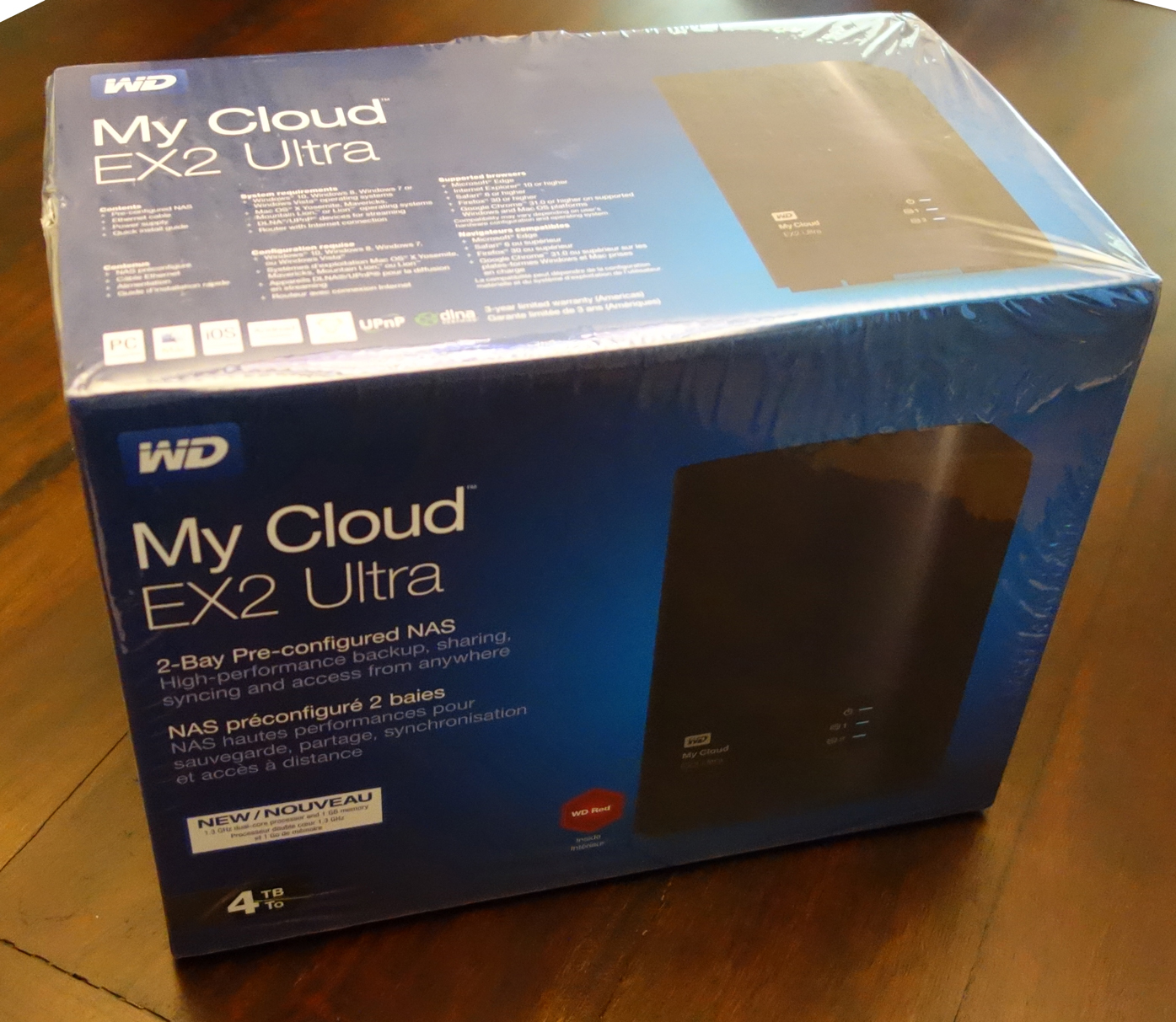 WD My Cloud EX2 Ultra box