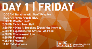 PAX South stream day 1