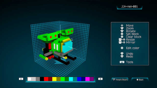 Resogun Ship Editor PS4